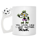 Кружка с футбольным мячиком