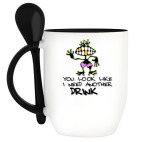 Кружка с ложкой