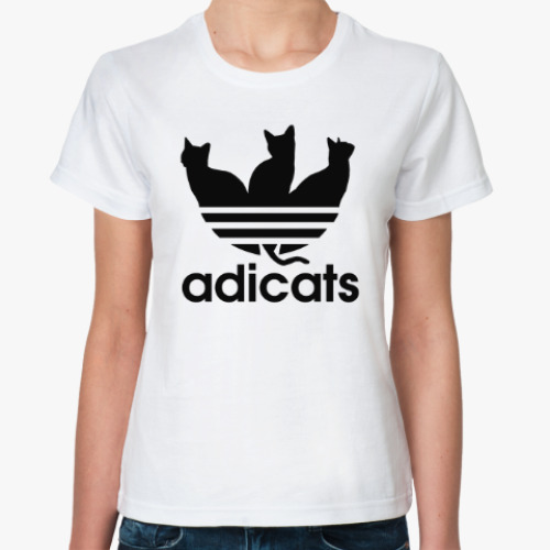 Классическая футболка adicats кот