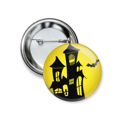 Значок 37мм с принтом Halloween