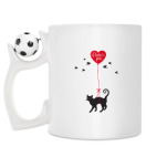 Кружка с футбольным мячиком