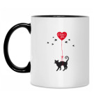 Кружка двухцветная