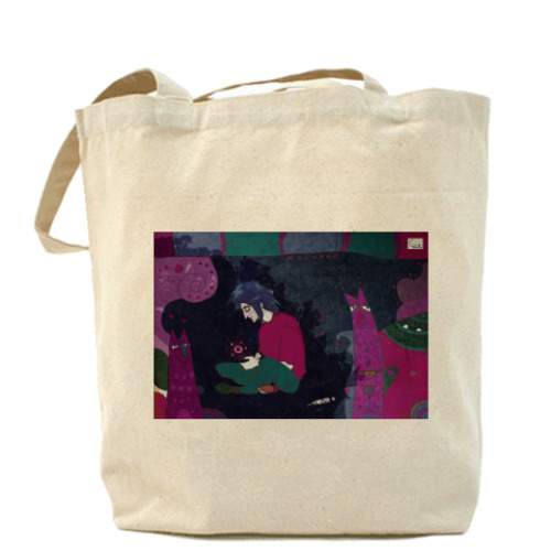 Сумка шоппер с принтом  'Про волшебство'