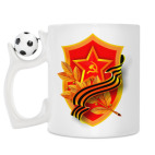 Кружка с футбольным мячиком
