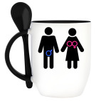 Кружка с ложкой