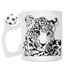 Кружка с футбольным мячиком