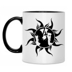 Кружка двухцветная