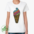 Женская футболка органик