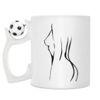 Кружка с футбольным мячиком