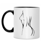 Кружка двухцветная