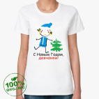 Женская футболка органик