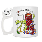 Кружка с футбольным мячиком