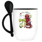 Кружка с ложкой