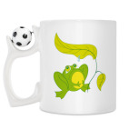 Кружка с футбольным мячиком