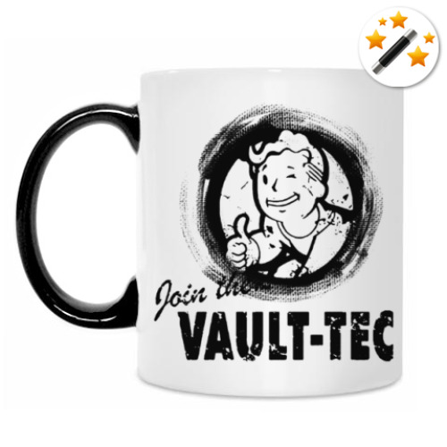 Кружка-хамелеон с принтом Fallout