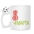 Кружка с футбольным мячиком