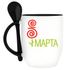 Кружка с ложкой