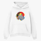 Толстовка худи оверсайз