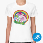 Женская спортивная футболка