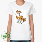 Женская футболка органик