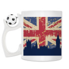 Кружка с футбольным мячиком