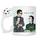 Кружка с футбольным мячиком