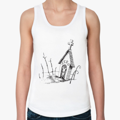 Женская майка с принтом Zero