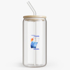 Банка с бамбуковой крышкой