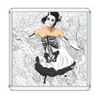 Девушка скелет