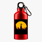 Металлическая бутылка 400 мл UV-DTF