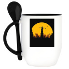 Кружка с ложкой