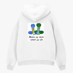 Толстовка худи оверсайз