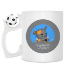 Кружка с футбольным мячиком