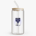 Банка с бамбуковой крышкой