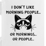 Я не люблю утренних людей... Или утро... Или людей