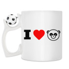 Кружка с футбольным мячиком