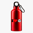 Металлическая бутылка 400 мл UV-DTF