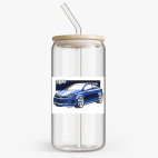 Банка с бамбуковой крышкой