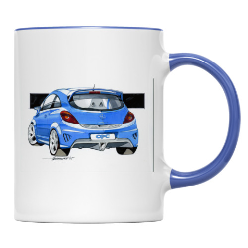 Кружка с принтом Opel OPC