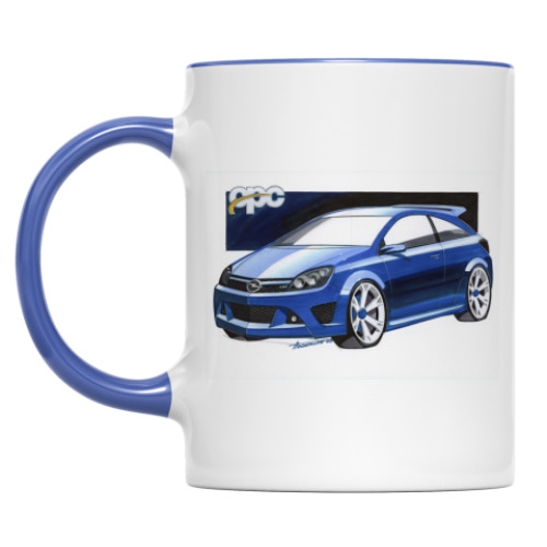 Кружка с принтом Opel OPC
