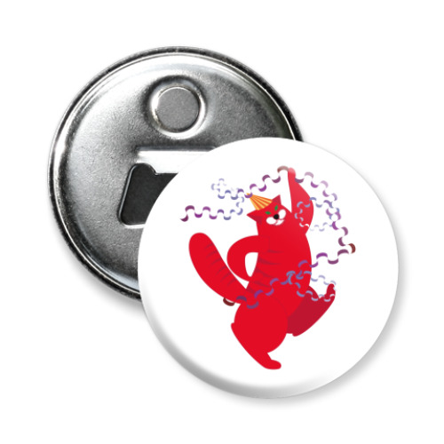 Магнит-открывашка с принтом Танцор