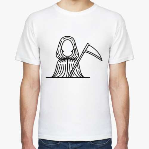 Футболка с принтом Смерть с косой