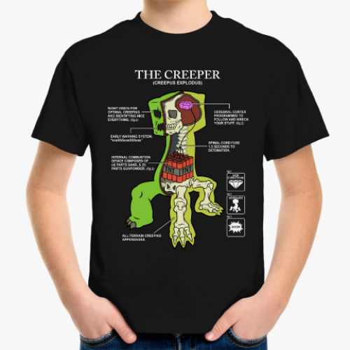 Детская футболка The Creeper