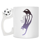 Кружка с футбольным мячиком