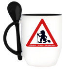 Кружка с ложкой