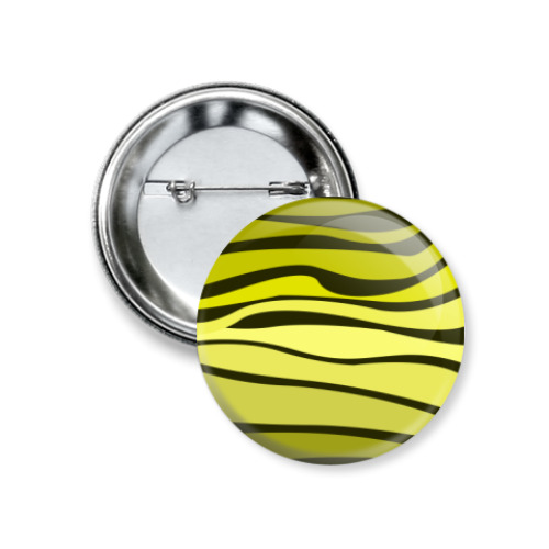 Значок 37мм с принтом Сафари