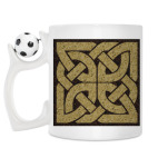 Кружка с футбольным мячиком