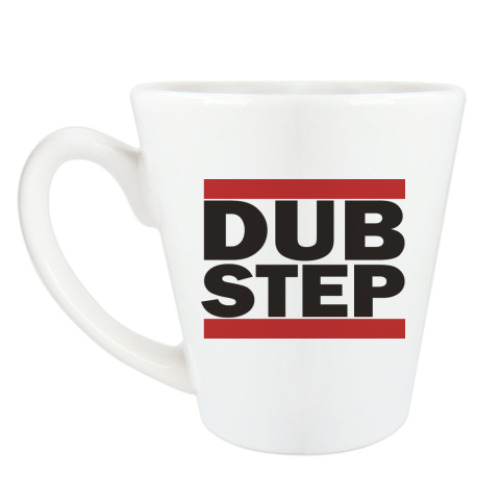 Чашка Латте с принтом DubStep