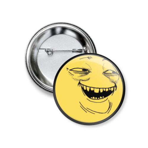 Значок 37мм с принтом Pekaface