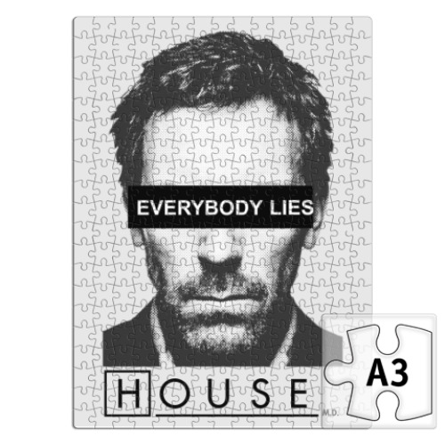 Пазл с принтом HOUSE